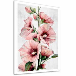 Obraz na plátně FLOWERS květy D různé rozměry Ludesign ludesign obrazy: 40x60 cm