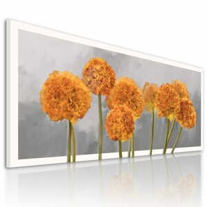 Obraz na plátně GARLIC FLOWER D různé rozměry Ludesign ludesign obrazy: 100x40 cm