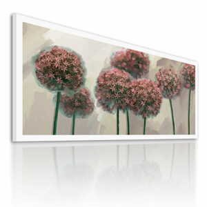 Obraz na plátně GARLIC FLOWER G různé rozměry Ludesign ludesign obrazy: 100x40 cm