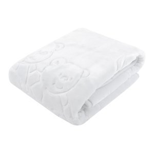 Dětská deka MARIBEL bílá 80x110 cm typu španělské deky Mybesthome