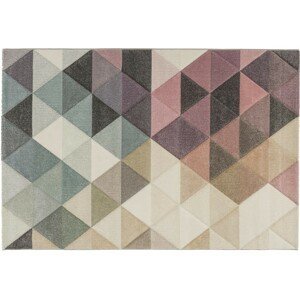 Kusový vzorovaný koberec DIAMOND - TROJKAT více rozměrů Multidecor Rozměr: 80x150 cm