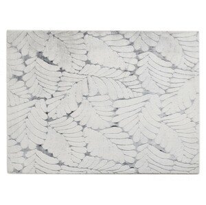 Kusový vzorovaný koberec PRESTIGE šedá 80x150 cm vzor listy Multidecor