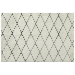 Kusový vzorovaný koberec PRESTIGE šedá 80x150 cm geometrický vzor Multidecor