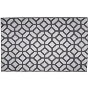 Venkovní vzorovaný koberec GEOMETRIA šedá 160x220 cm Multidecor