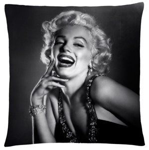 Polštář Marilyn Monroe 02 Mybesthome 40x40 cm Varianta: Povlak na polštář s antialergickou prošívanou výplní, 40x40 cm