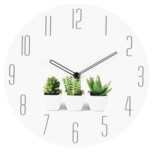 Nástěnné hodiny PLANT Ø 30 cm Mybesthome