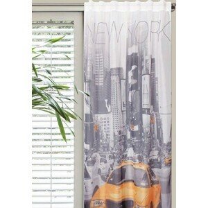 Dekorační záclona NEW YORK TAXI 140x245 cm (cena za 1 kus) MyBestHome
