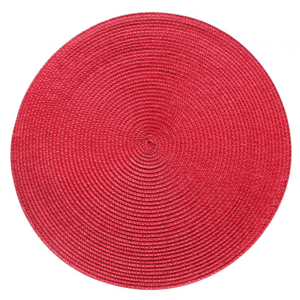 Prostírání kulaté SPLOT červená Ø 38 cm Mybesthome