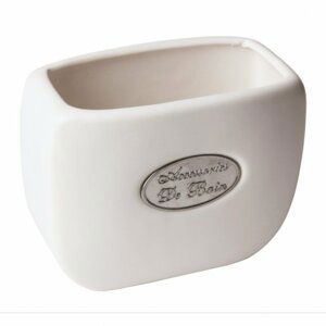 Koupelnový keramický set ROCHER bílá Mybesthome název: kalíšek na zubní kartáček