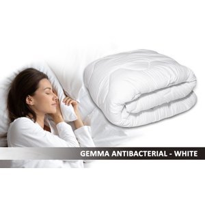 Prošívaná antialergická celoroční přikrývka GEMMA ANTIBACTERIAL bílá 200x220 cm MyBestHome