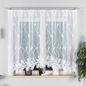 Dekorační oblouková krátká záclona ALINA bílá 320x160 cm MyBestHome