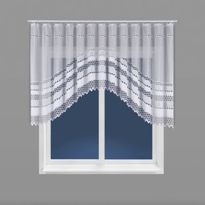 Dekorační oblouková krátká záclona FILOMENA bílá 350x140 cm MyBestHome