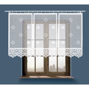 Panelová dekorační záclona SOFIA, bílá, šířka 60 cm výška od 120 cm do 160 cm (cena za 1 kus panelu) MyBestHome Rozměr: 60x120 cm