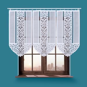 Panelová dekorační záclona ANNA, bílá, šířka 60 cm výška od 120 cm do 160 cm (cena za 1 kus panelu) MyBestHome Rozměr: 60x160 cm