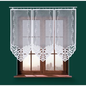 Panelová dekorační záclona ARUN, bílá, šířka 60 cm výška od 120 cm do 160 cm (cena za 1 kus panelu) MyBestHome Rozměr: 60x140 cm
