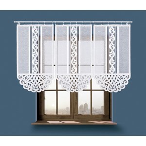Panelová dekorační záclona KETHER, bílá, šířka 60 cm výška od 120 cm do 160 cm (cena za 1 kus panelu) MyBestHome Rozměr: 60x120 cm