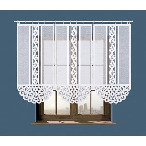 Panelová dekorační záclona KETHER, bílá, šířka 60 cm výška od 120 cm do 160 cm (cena za 1 kus panelu) MyBestHome Rozměr: 60x140 cm