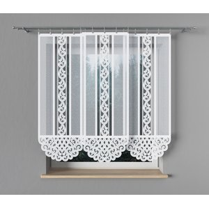 Panelová dekorační záclona KETHER, bílá, šířka 60 cm výška od 120 cm do 160 cm (cena za 1 kus panelu) MyBestHome Rozměr: 60x160 cm