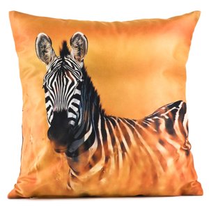 Polštář JUNGLE zebra 40x40cm Mybesthome Varianta: Povlak na polštář s výplní, 40x40 cm