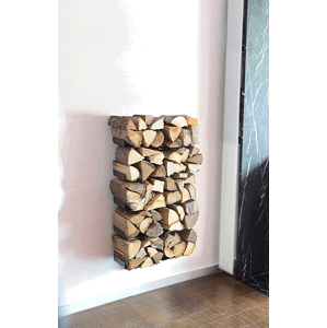 Radius design cologne Dřevník 10 poliček RADIUS DESIGN (WOODEN TREE WALL SMALL 729A) černá