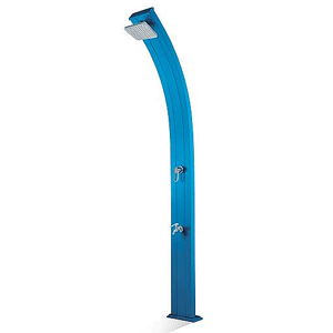Solární sprcha SPRING  s oplachem nohou (modrá)