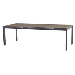 HESPERIDE Hliníkový stůl MERIDA 214/274 cm (antracit)