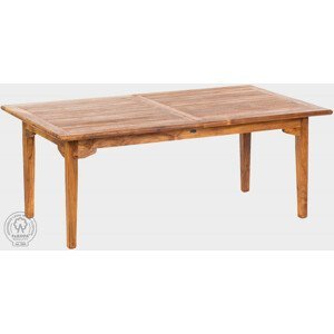 FAKOPA Zahradní teakový obdelníkový stůl ELEGANTE 200/300x120 cm