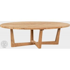 FAKOPA Zahradní masivní teakový stůl FLORES RECYCLE (různé délky) 260x120 cm