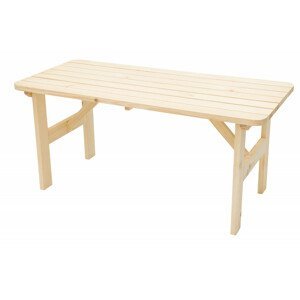 DEOKORK Masivní dřevěný zahradní stůl z borovice dřevo 32 mm