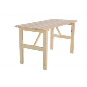 DEOKORK Masivní dřevěný zahradní stůl z borovice dřevo 22 mm