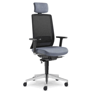 LD SEATING kancelářská židle Lyra 215-SY síťovaný opěrák, černý rám