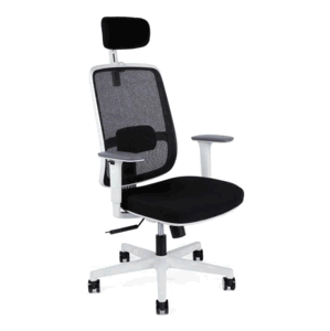 OFFICE PRO kancelářská židle Canto White SP bílý rám s podhlavníkem