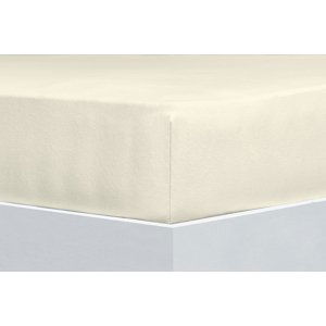 Prostěradlo Organic Cotton Jersey Alabaster 90-100x200 cm