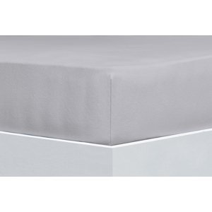 Prostěradlo Organic Cotton Jersey Platin 90-100x200 cm