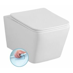 SAPHO PORTO závěsná WC mísa, Rimless, 36x52 cm, bílá PZ102WR