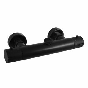 SLEZAK-RAV Vodovodní baterie sprchová TERMOSTATICKÁ černá matná, Barva: černá matná, Rozměr: 150 mm TRM81.5CMAT