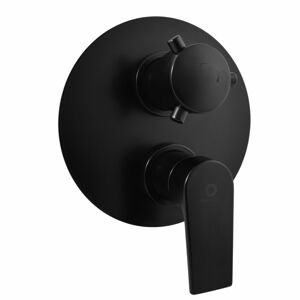 SLEZAK-RAV Vodovodní baterie sprchová vestavěná COLORADO černá matná, Barva: černá matná CO186KCMAT