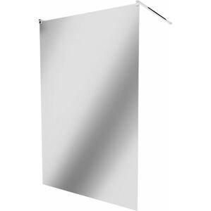 MEXEN/S KIOTO samostatně stojící sprchová zástěna 100 x 200 cm, zrcadlové, chrom 800-100-002-01-50
