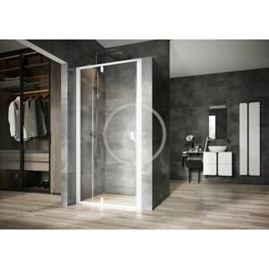 RAVAK Nexty Sprchové dveře pivotové 1000 mm, bílá/čiré sklo 03OA0101Z1