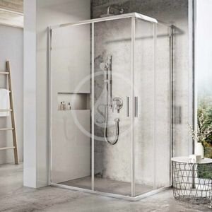 RAVAK Blix Slim Sprchové dveře, 800x1950 mm, lesklý hliník/čiré sklo X1XM40C00Z1