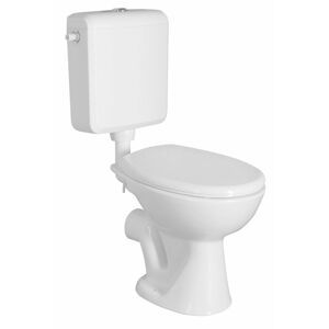 SAPHO WC kombi, dvojtlačítko 3/6l, zadní odpad, bílá TP3304