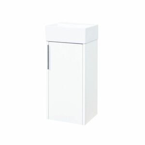 MEREO Vigo, koupelnová skříňka s keramickým umývátkem, 33 cm, bílá CN350