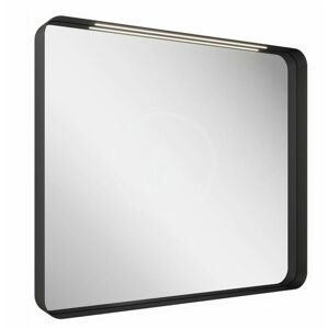 RAVAK Strip Zrcadlo s LED osvětlením, 806x706 mm, černá X000001571