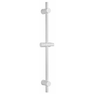SAPHO Sprchová tyč, posuvný držák, kulatá, 700, bílá mat SC014
