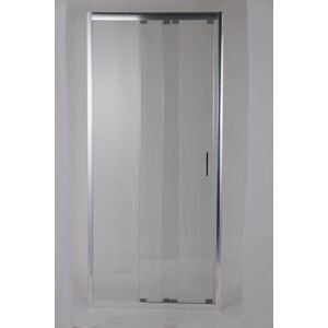 HOPA 3-dílné sprchové dveře do niky MELIDE BARVA rámu Chrom/Leštěný hliník (ALU), Rozměr A 115 cm, Směr zavírání Univerzální Levé / Pravé, Výplň Čiré bezpečnostní sklo 5 mm OLBMELID120CC