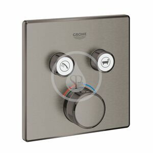 GROHE Grohtherm SmartControl Termostatická baterie pod omítku se 2 ventily, kartáčovaný Hard Graphite 29124AL0