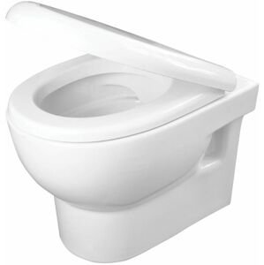 DEANTE Avis bílá Záchodová mísa, se sedátkem, bez okraje CDAD6ZPW