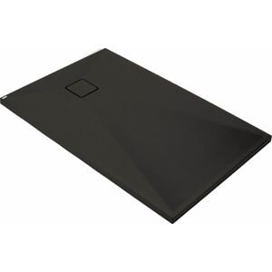 DEANTE Correo černá Granitová sprchová vanička, obdelníková, 100x80 cm KQR_N46B