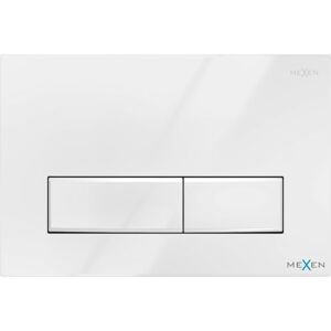 MEXEN Fenix 09 splachovací tlačítko bílá lesklá /kompatibilní s Geberit Sigma UP300 a UP320/ 600900