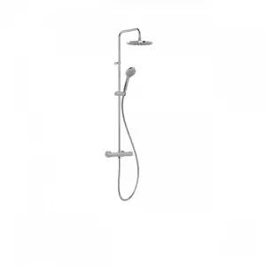 Tres BASE PLUS chrom sprchový set termostatický nástěnný s hlavovou a ruční sprchou 21639301 TG 21639301